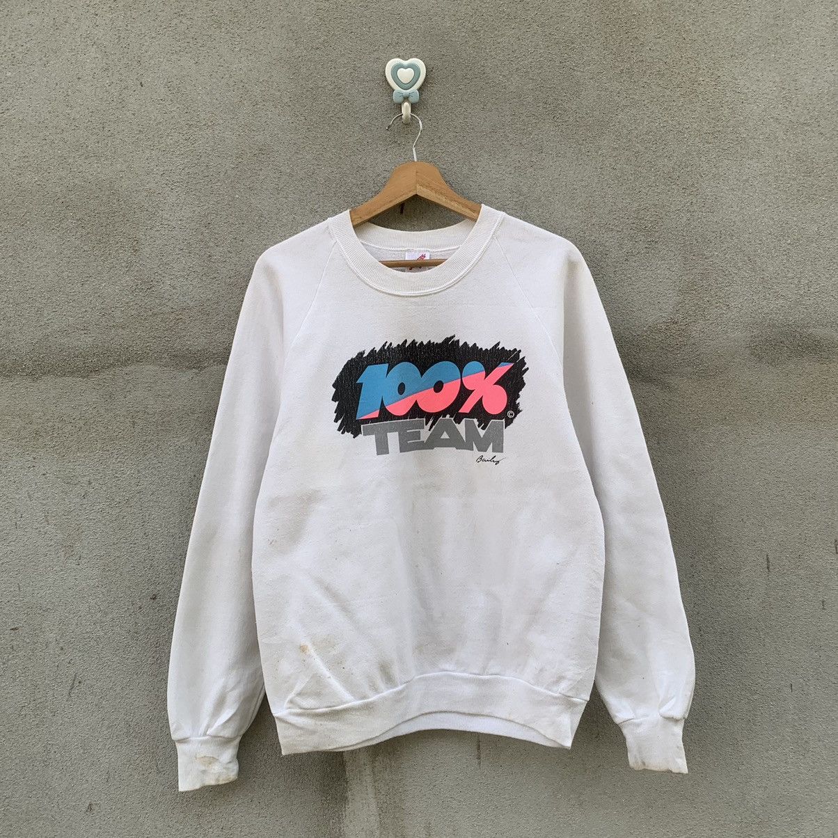 Jerzees 1990’s VINTAGE JERZEES CREWNECK SWEATER RACING MADE IN U.S.A Size US M / EU 48-50 / 2 - 1 Thumbnail