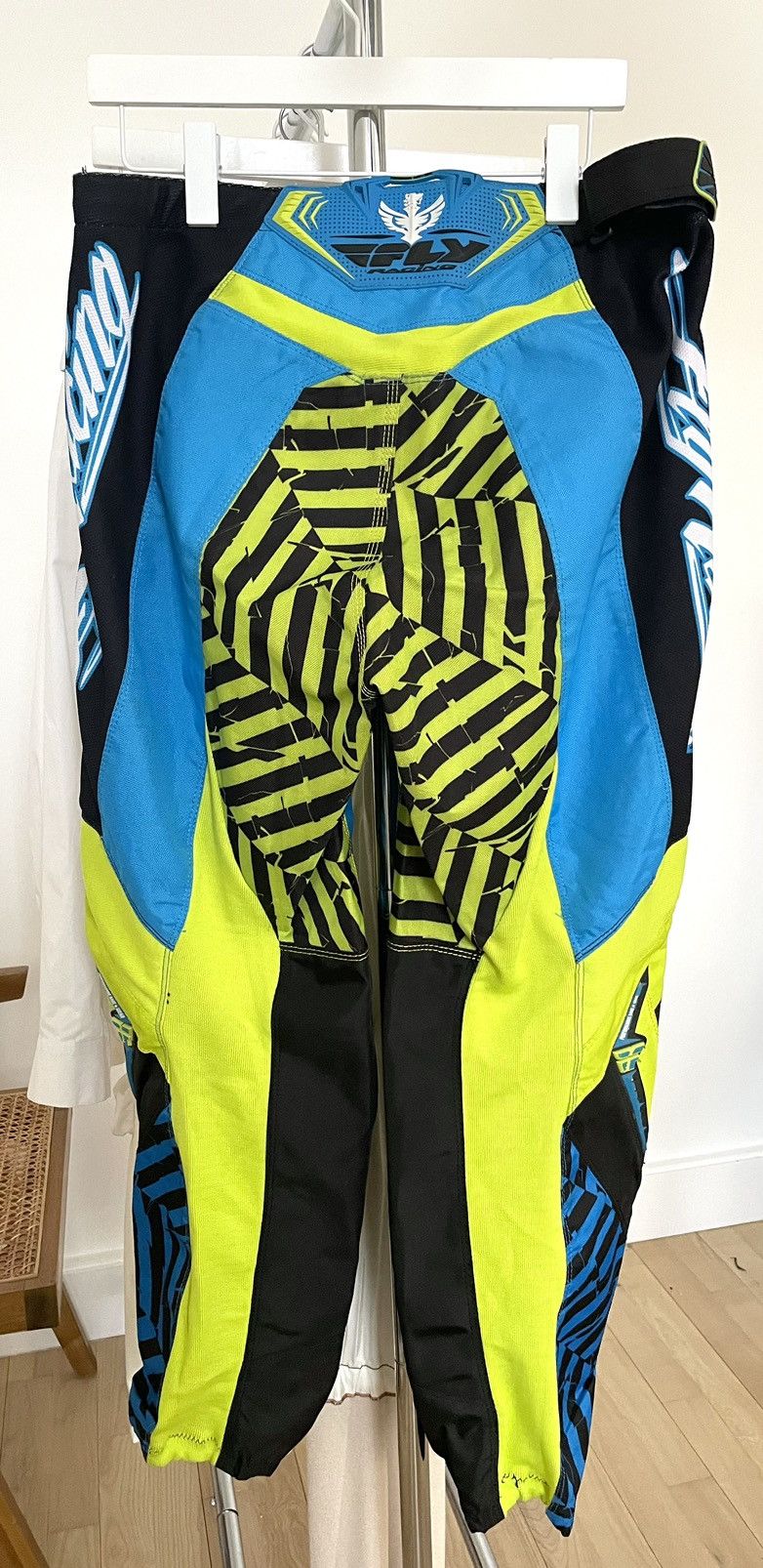 Vintage Vintage FLY Racing Pants size 36 Black/Lime/Blue Size US 36 / EU 52 - 4 Thumbnail