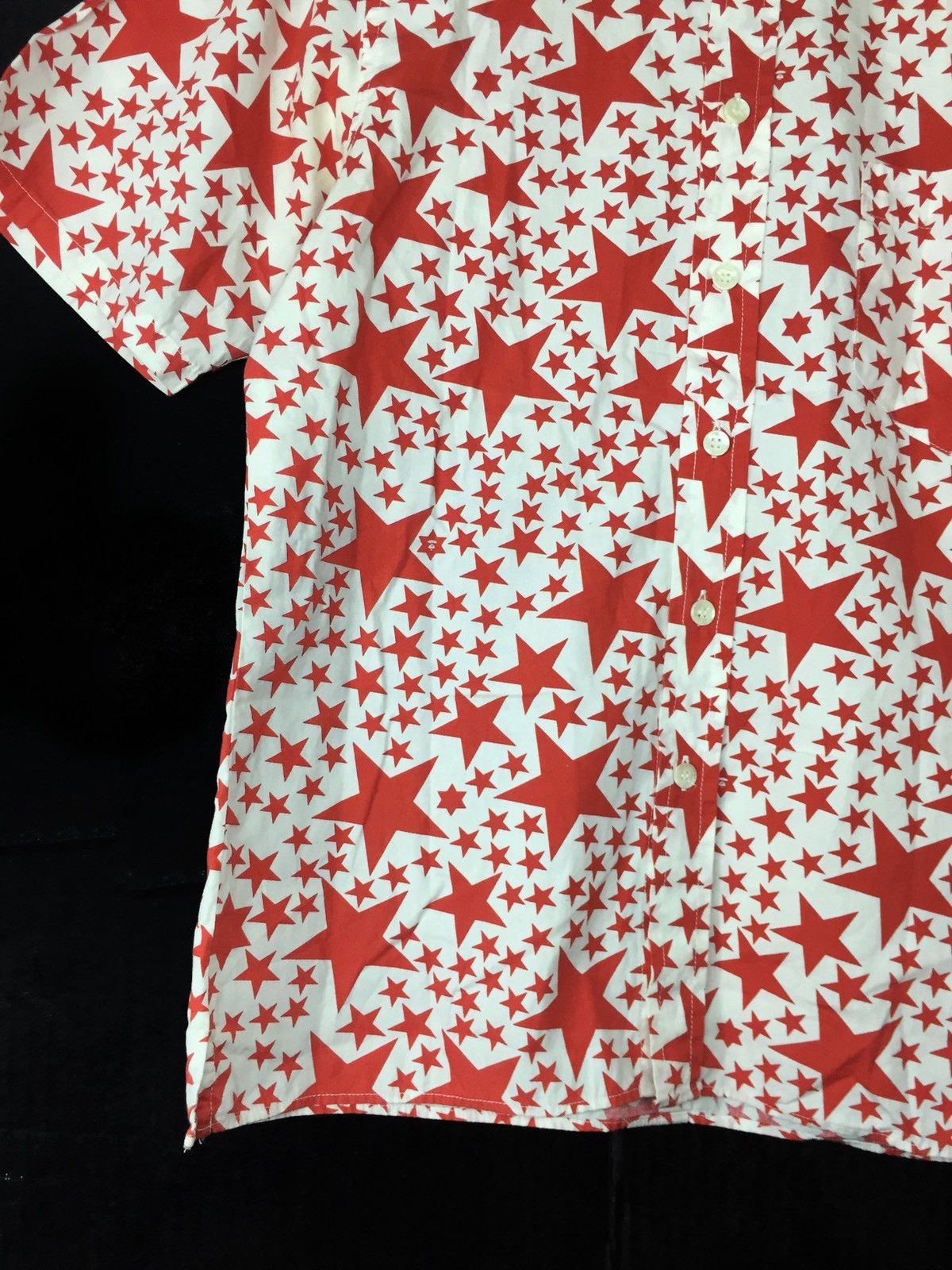 Bape OG A Bathing Ape Bape Fullprint Star Red White Color Shirt Size US S / EU 44-46 / 1 - 5 Thumbnail