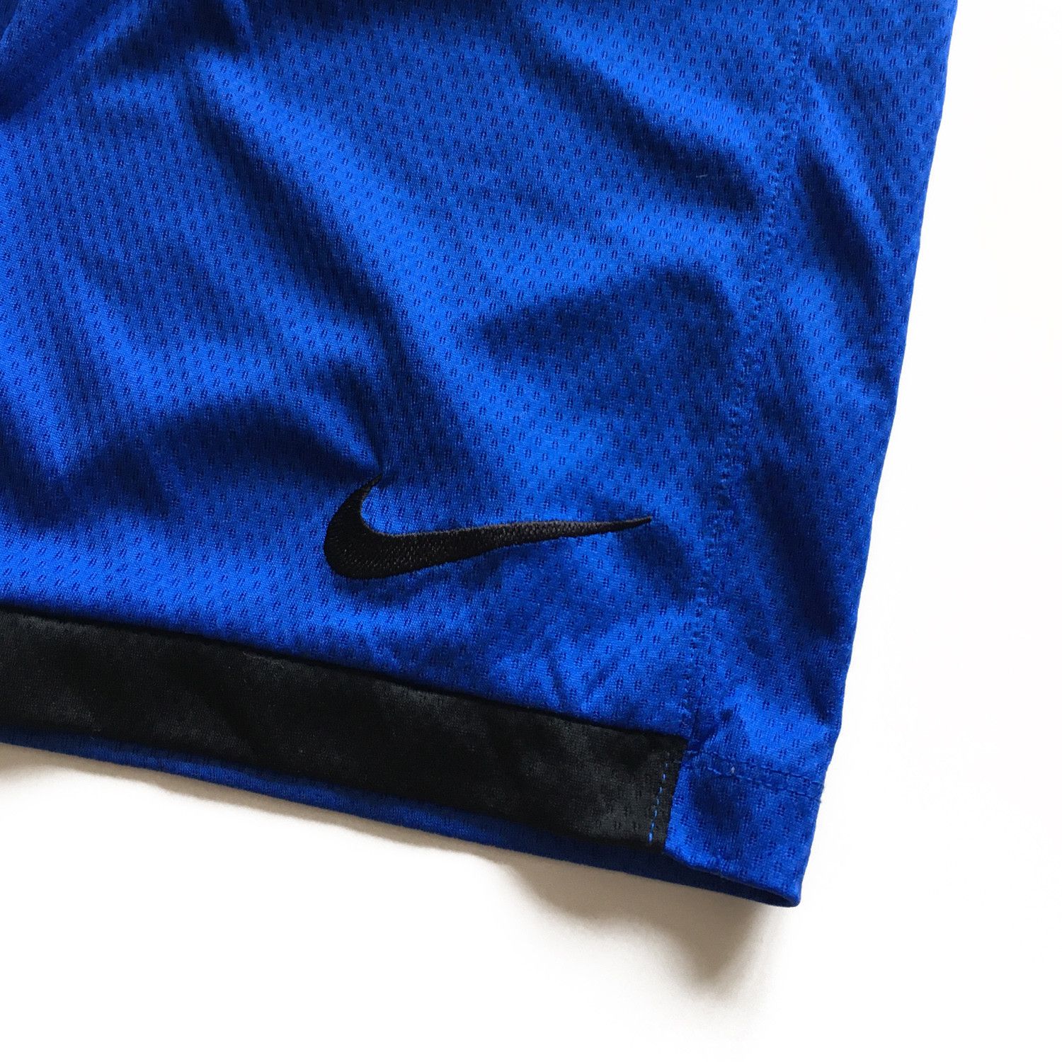 Nike Ultramarine Black Swoosh Logo Shorts Trunks Size US 32 / EU 48 - 2 Thumbnail