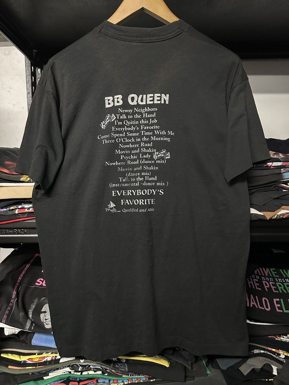 Band Tees × Vintage Vintage 90 Bb Queen Road Show Faded Tee Size US XL / EU 56 / 4 - 6 Thumbnail