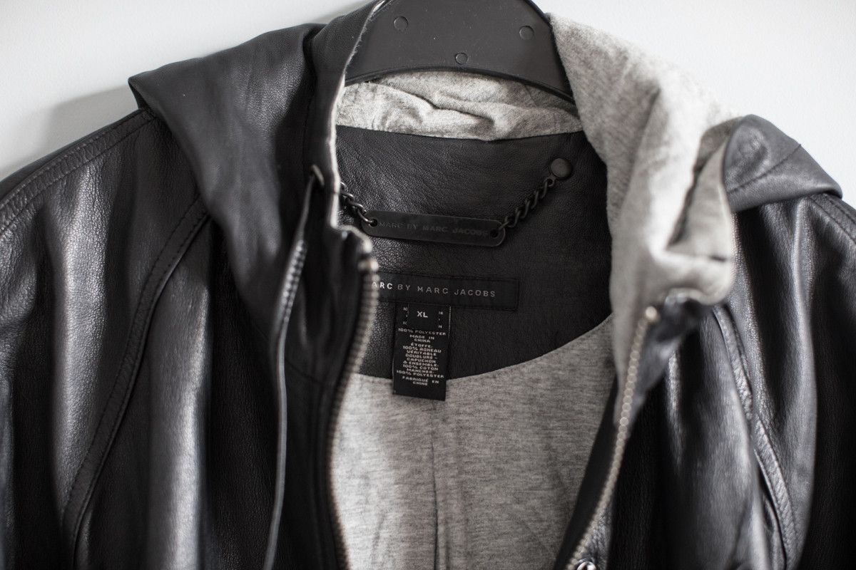 Marc Jacobs black light leather jacket Size US L / EU 52-54 / 3 - 4 Thumbnail