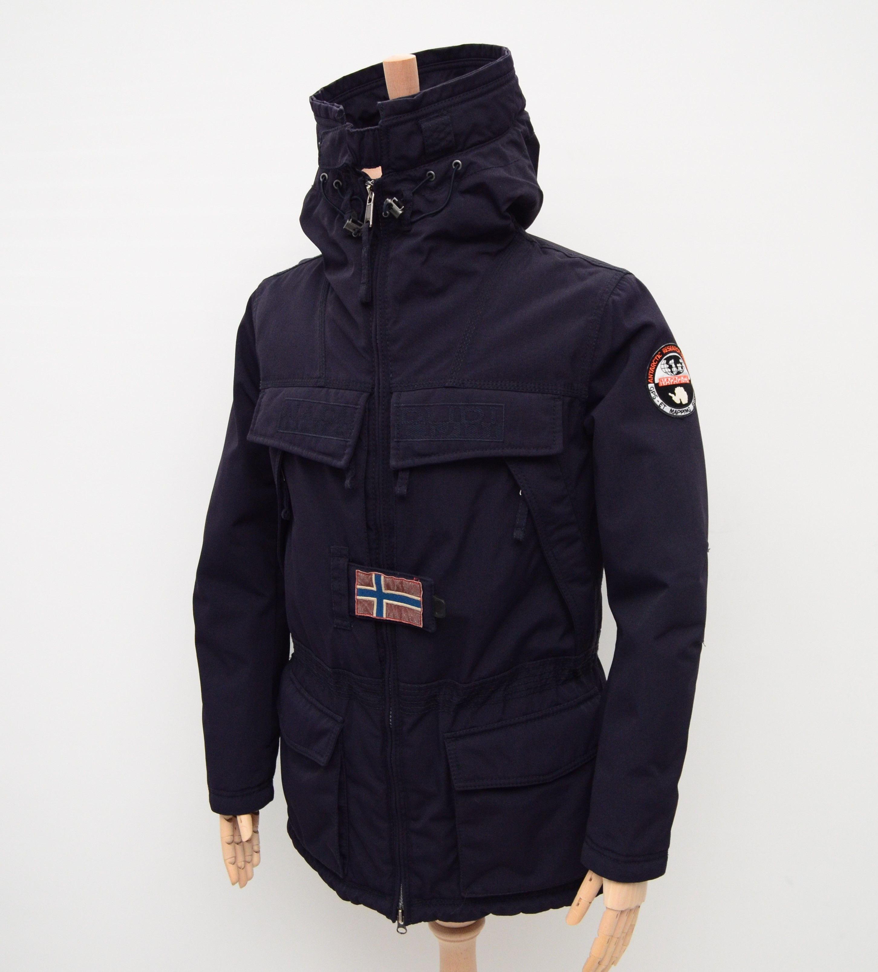 Napapijri Open Skidoo Antarctic Parka Jacket Navy Size S