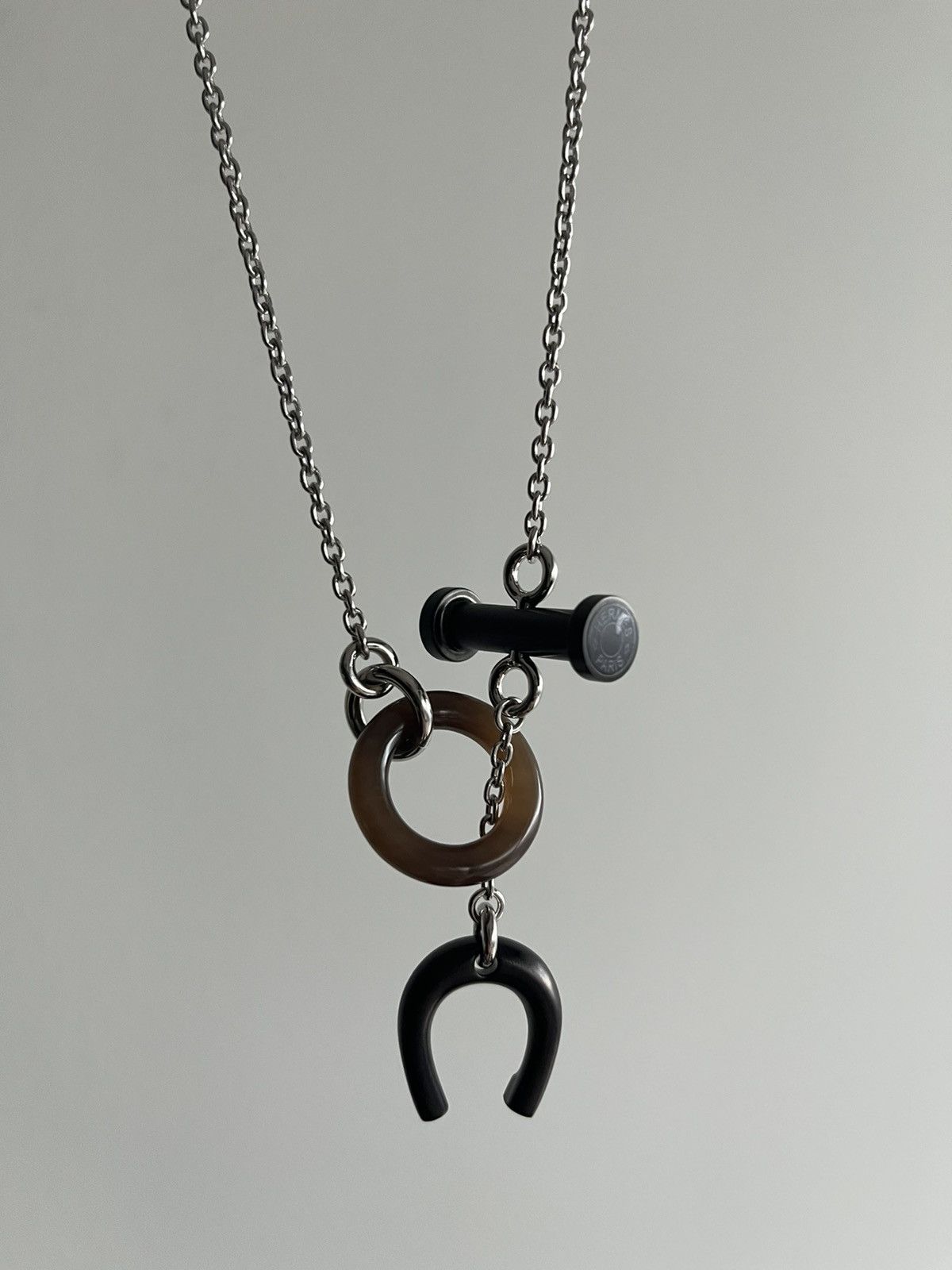 Hermes Super Runway Limited Edition Horn Lacquer Necklace Brand New Size ONE SIZE - 6 Thumbnail
