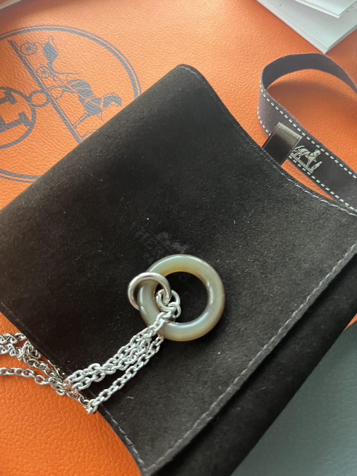 Hermes Super Runway Limited Edition Horn Lacquer Necklace Brand New Size ONE SIZE - 23 Thumbnail