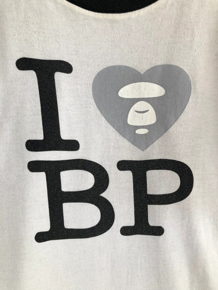 Bape × Vintage I LOVE BAPE RINGER REVERSIBLE TEE Size US S / EU 44-46 / 1 - 5 Thumbnail