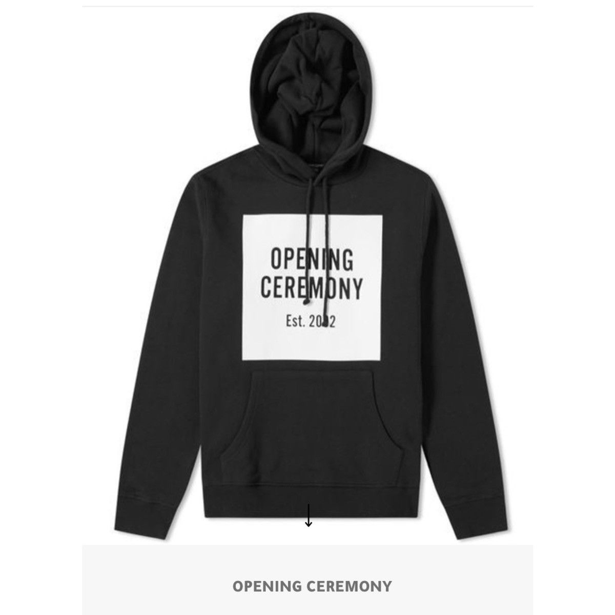 Opening Ceremony OPENING CEREMONY BOX LOGO HOODIE Size US L / EU 52-54 / 3 - 4 Thumbnail
