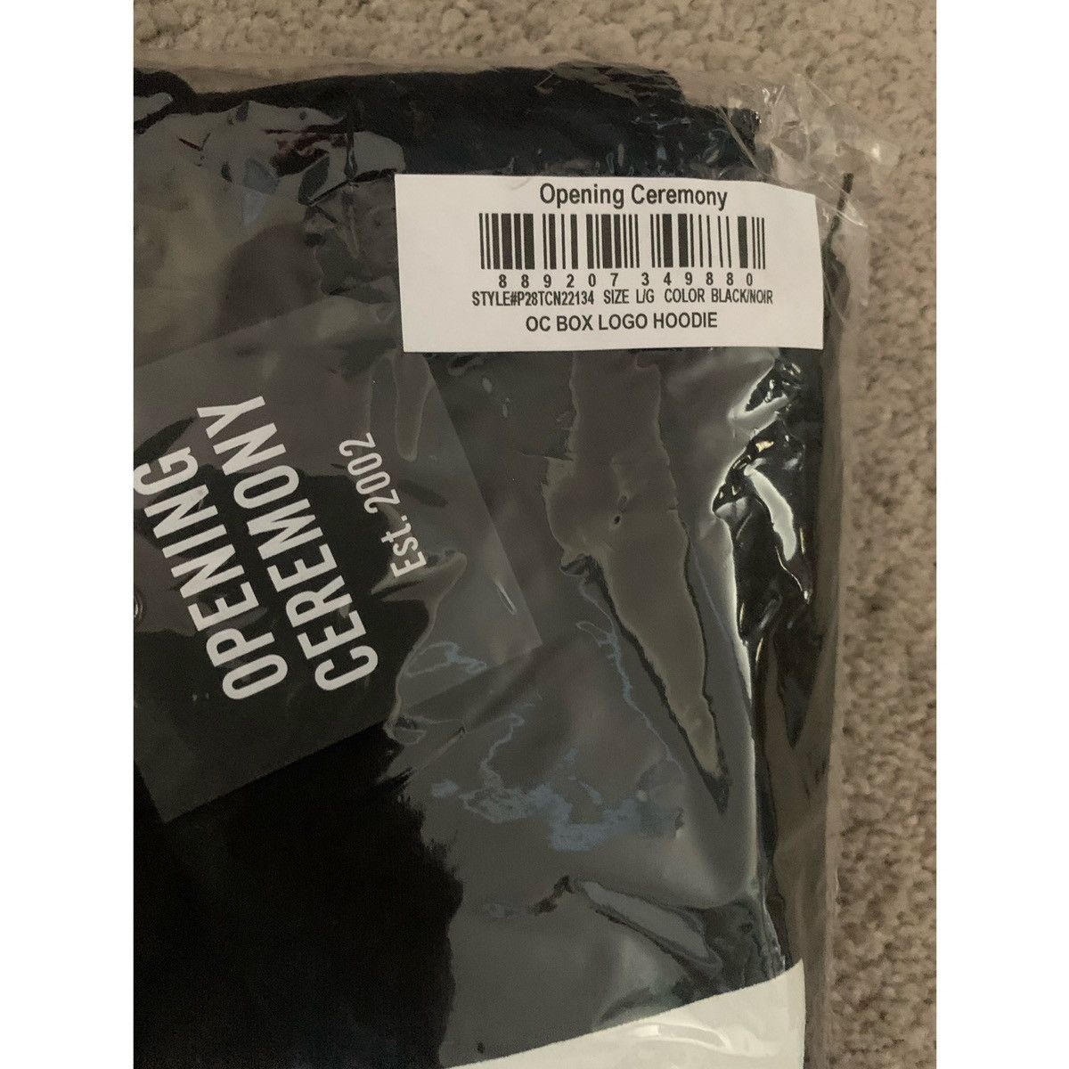 Opening Ceremony OPENING CEREMONY BOX LOGO HOODIE Size US L / EU 52-54 / 3 - 6 Thumbnail
