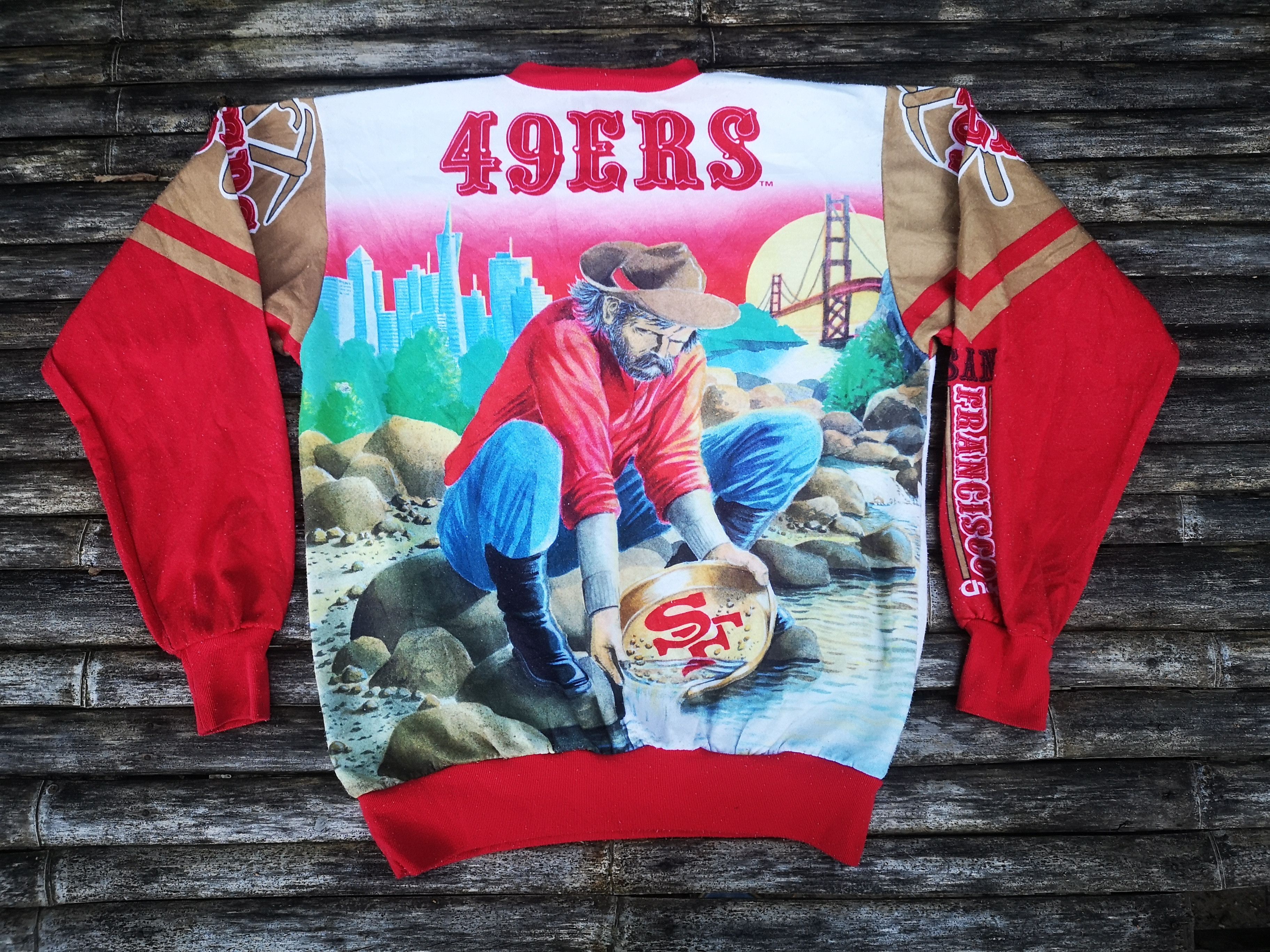 Chalk Line × Vintage Chalk line 49ers Sweatshirt Mining Gold Size US M / EU 48-50 / 2 - 4 Thumbnail