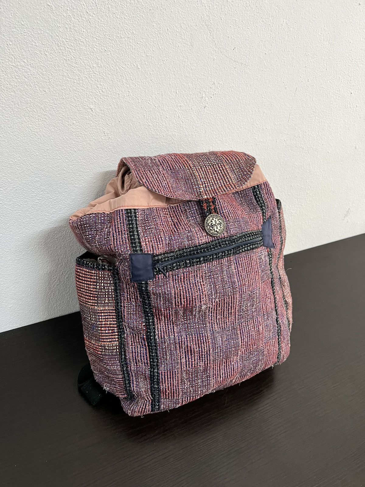 Japanese Brand Japanese Brand Sashiko Boro Bagpack Size ONE SIZE - 4 Thumbnail