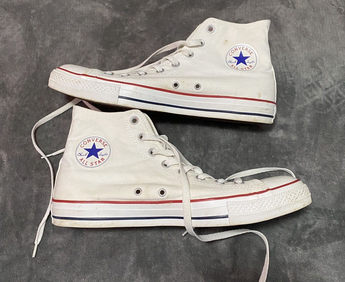 Converse White Converse Chuck Taylor All Star High Top Size US 11 / EU 44 - 1 Thumbnail