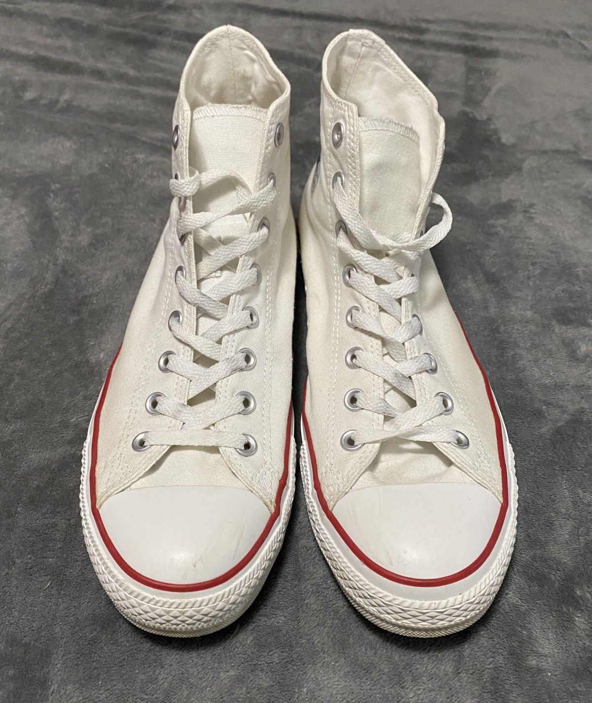 Converse White Converse Chuck Taylor All Star High Top Size US 11 / EU 44 - 3 Thumbnail
