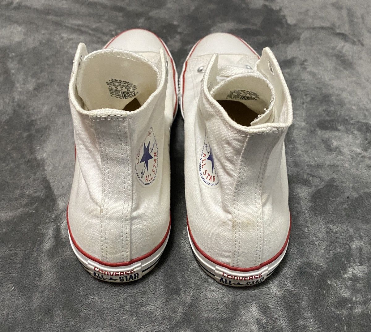 Converse White Converse Chuck Taylor All Star High Top Size US 11 / EU 44 - 4 Thumbnail