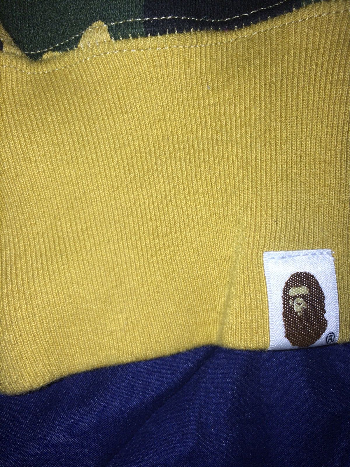 Bape Bathing Ape Big Ape Crewneck Yellow Camp Size US L / EU 52-54 / 3 - 7 Thumbnail