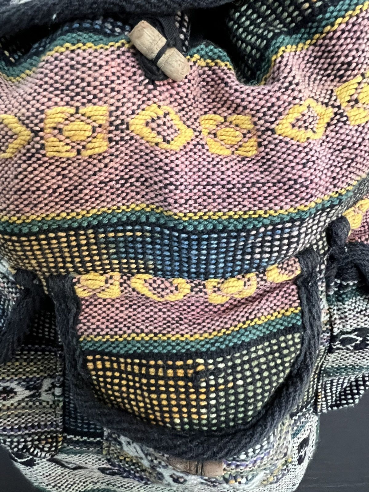 Japanese Brand Japanese Brand Sashiko Boro Tactical Multipocket Bagpack Size ONE SIZE - 5 Thumbnail