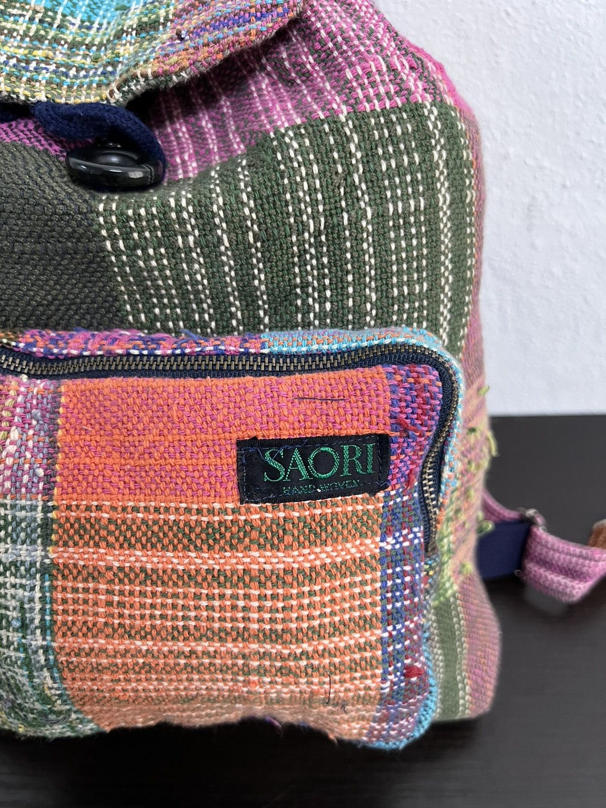 Japanese Brand Japanese Brand Saori Sashiko Boro Bagpack Size ONE SIZE - 5 Thumbnail