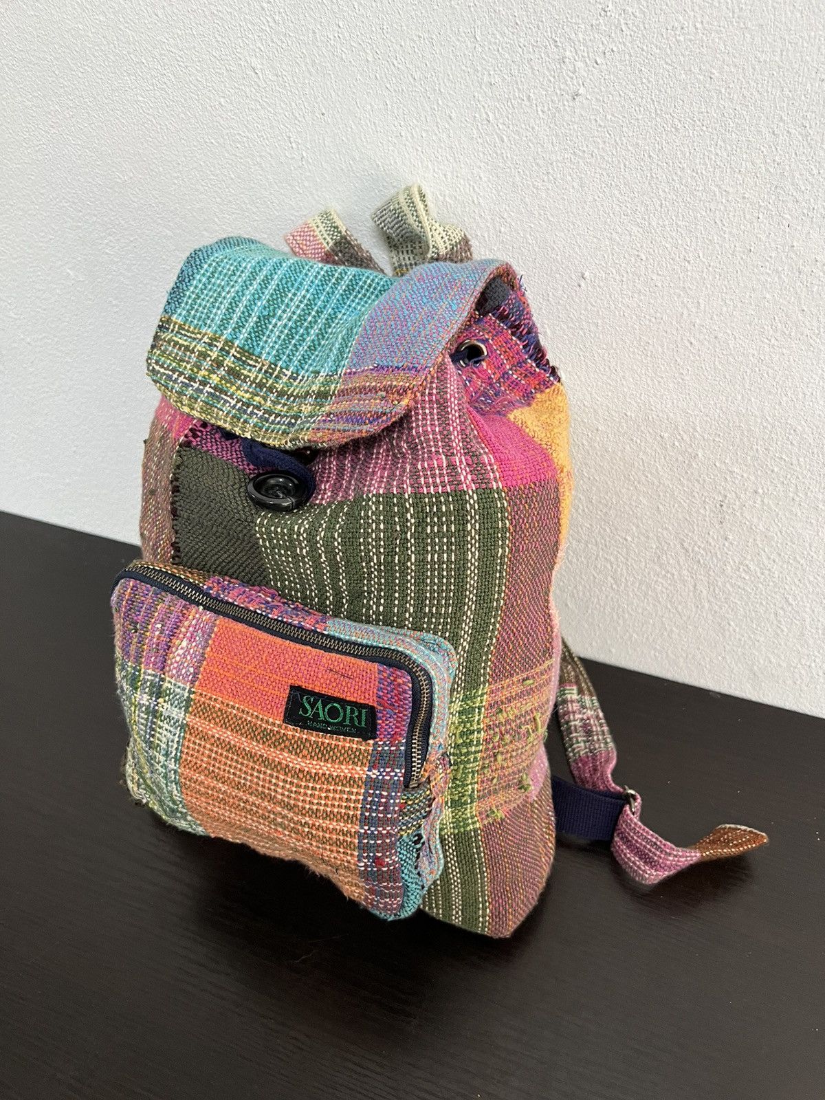Japanese Brand Japanese Brand Saori Sashiko Boro Bagpack Size ONE SIZE - 3 Thumbnail