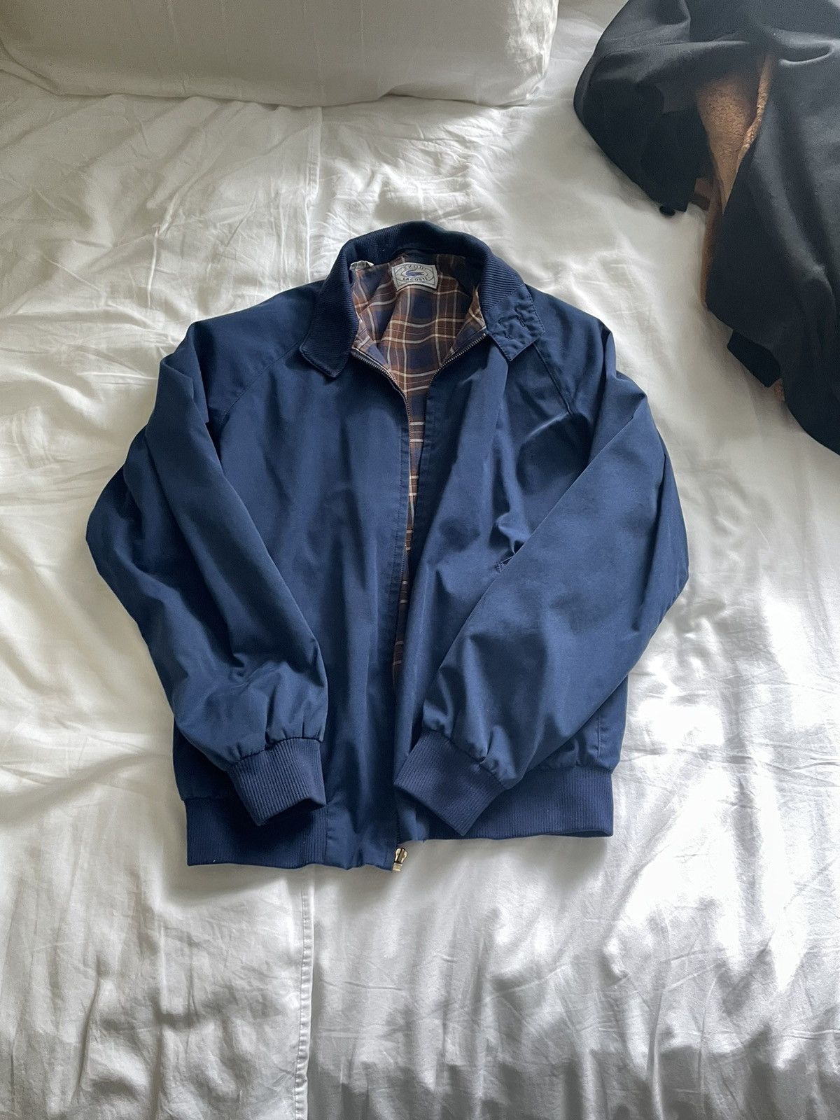 Vintage Original 70s Baracuta G9 Navy Blue Harrington Jacket