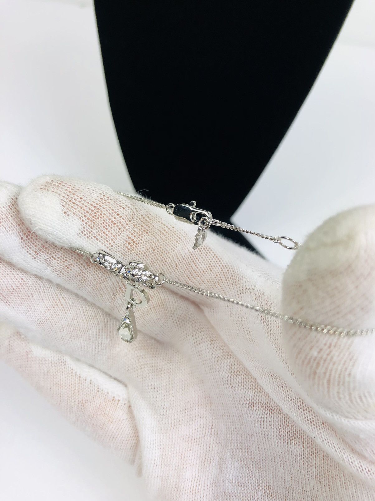 Dior encrusted D bracelet
