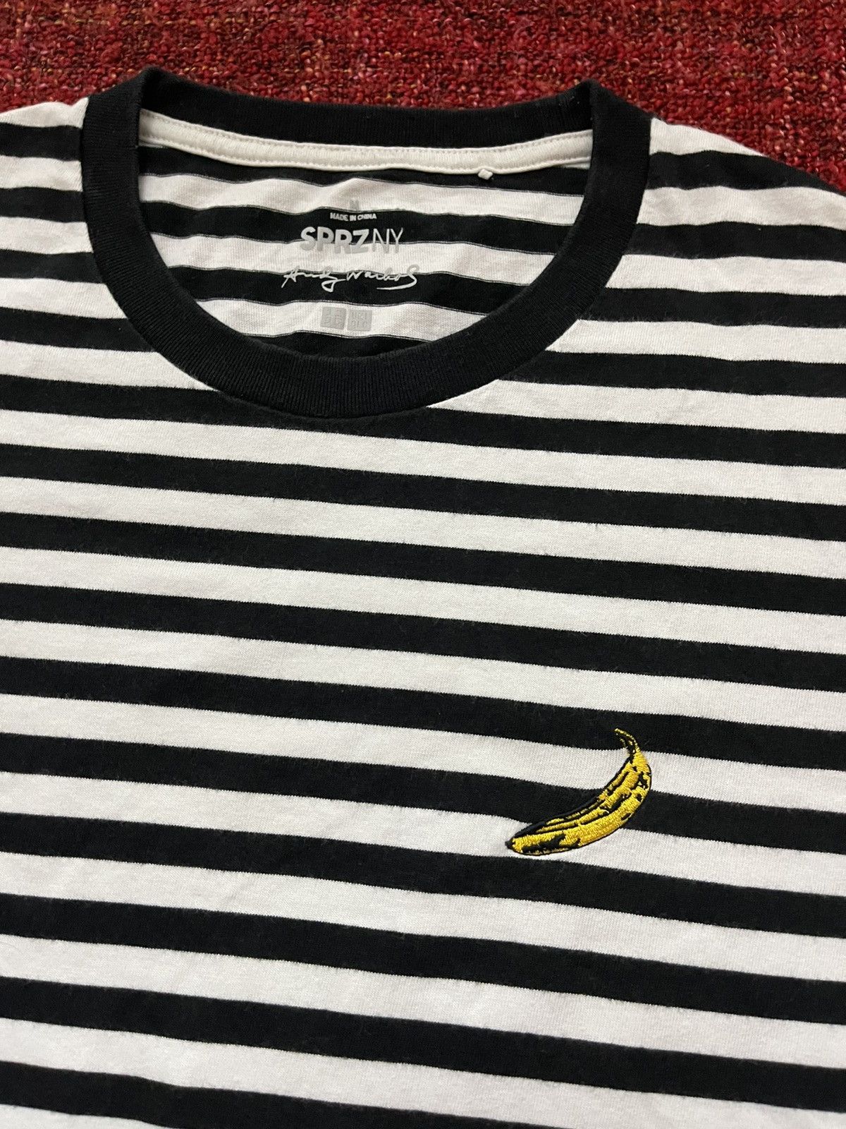 Andy Warhol × Uniqlo Andy Warhol x Uniqlo striped banana t-shirt Size US M / EU 48-50 / 2 - 2 Thumbnail
