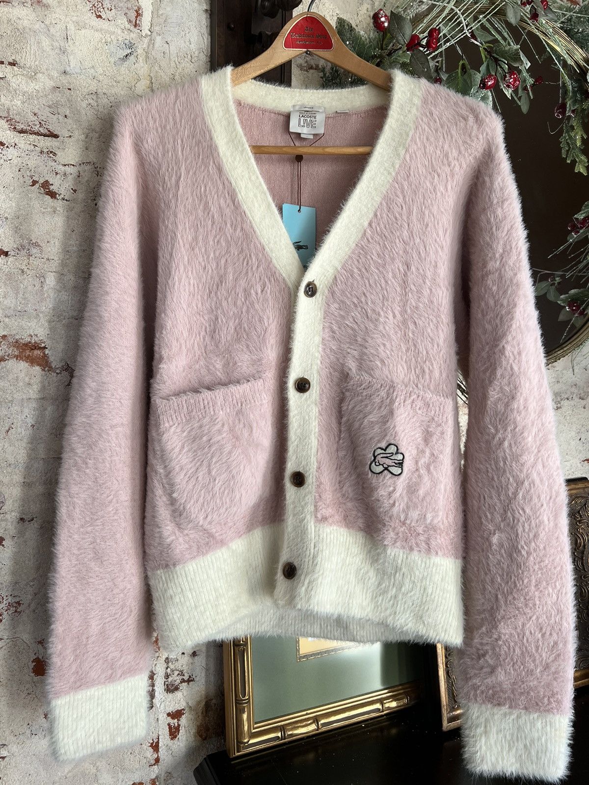 Lacoste x golf le fleur cardigan best sale