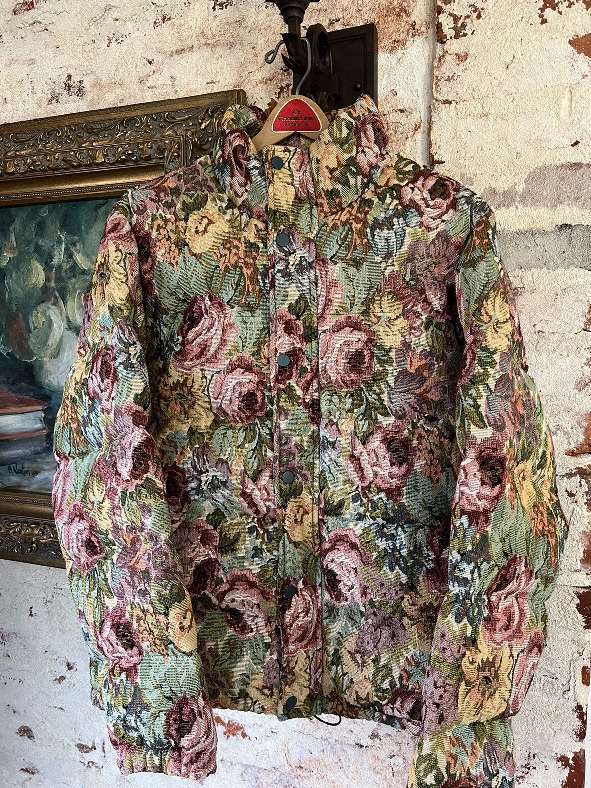 Golf Wang Floral Puffer Jacket 18AW - ダウンジャケット