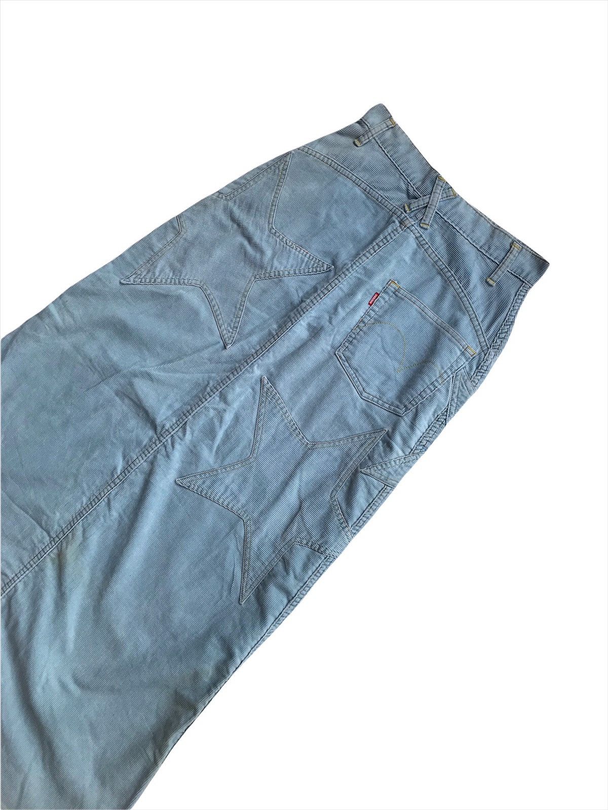Hysteric Glamour × Japanese Brand Hysteric Glamour Skirt Stars Pattern Corduroy Size 26" / US 2 / IT 38 - 4 Thumbnail
