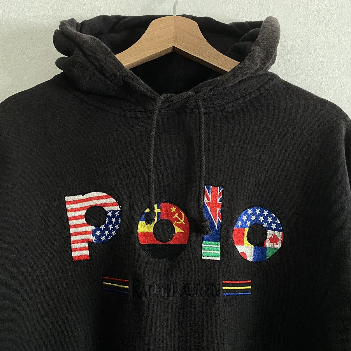 Polo Ralph Lauren Vintage Polo Ralph Lauren National Flag Pullover Sweater Size US L / EU 52-54 / 3 - 2 Thumbnail