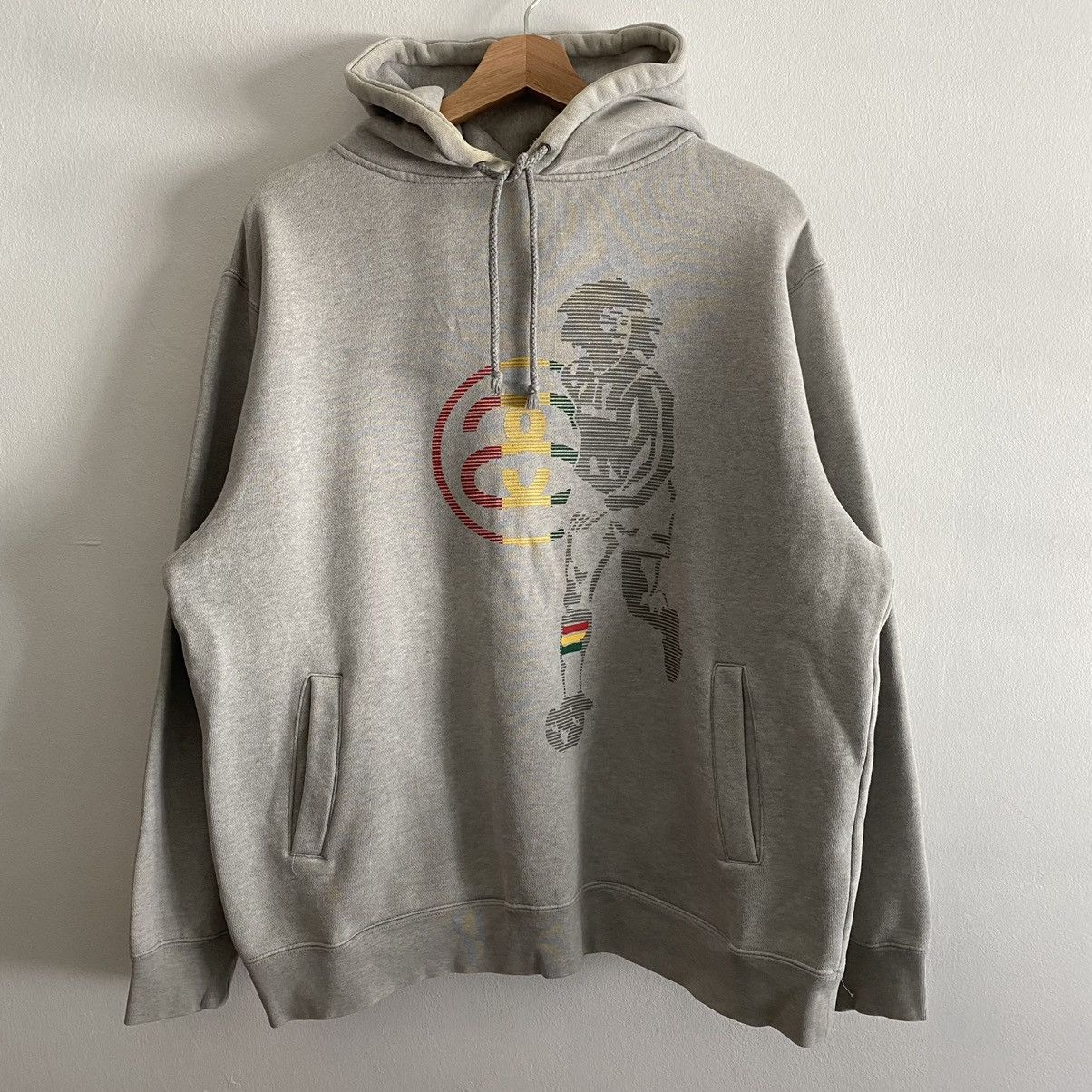 Stussy Vintage Stussy Bob Marley Rasta Pullover Sweater Hoodie Size US L / EU 52-54 / 3 - 1 Thumbnail