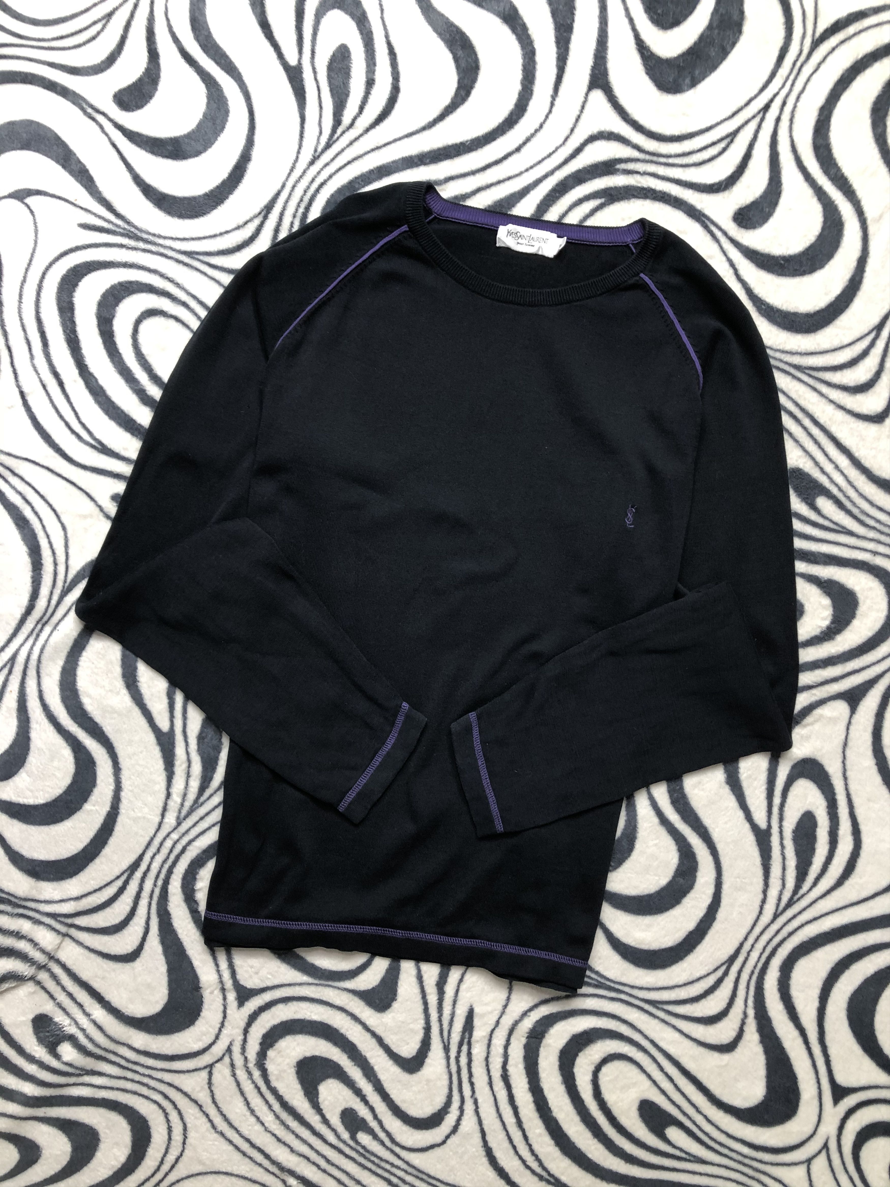 Yves Saint Laurent Yves Saint Laurent YSL Vintage Mens Sweatshirt Size US XL / EU 56 / 4 - 1 Thumbnail