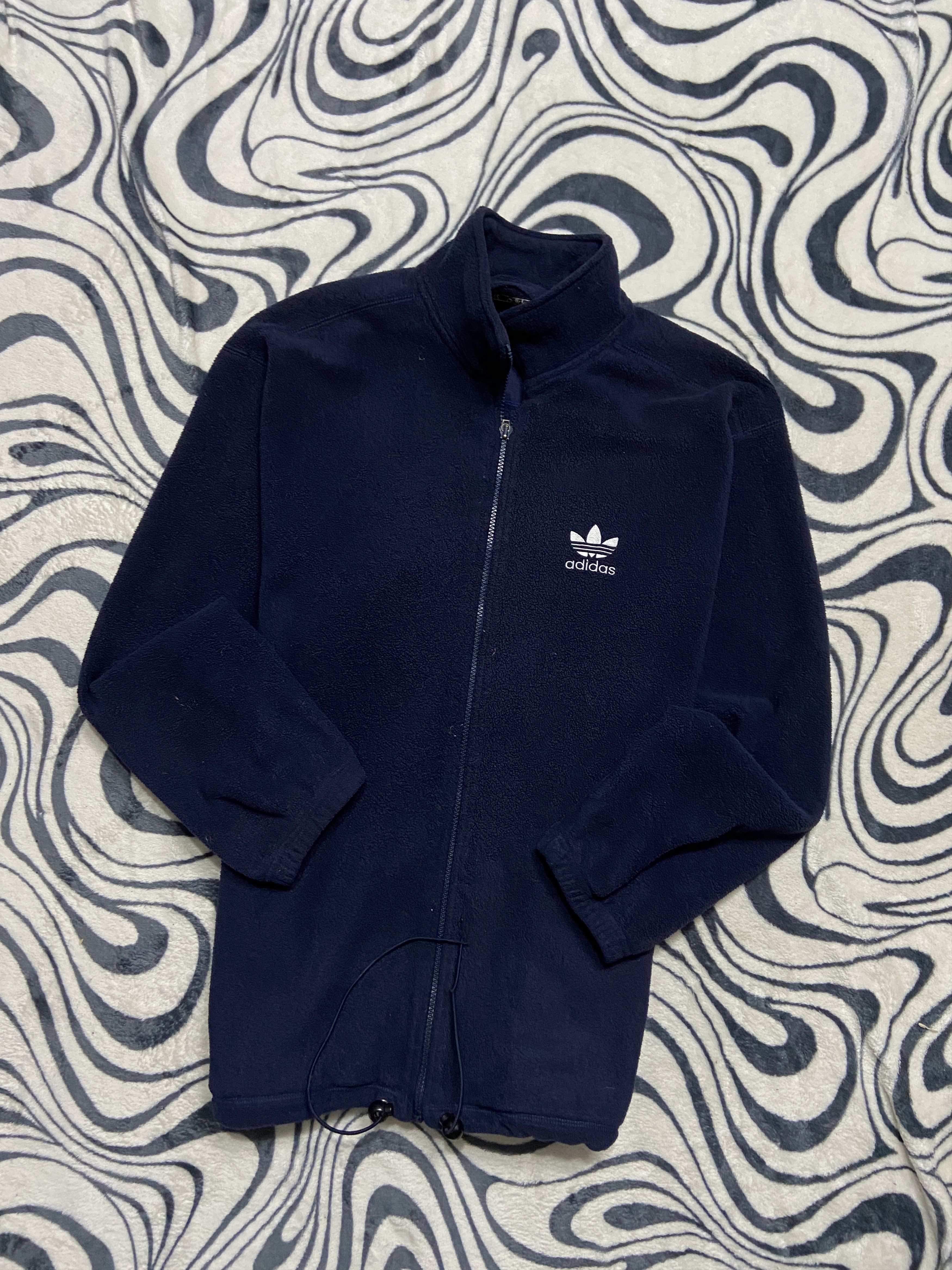Adidas Adidas Vintage Mens Fleece Jacket Size US XL / EU 56 / 4 - 1 Thumbnail