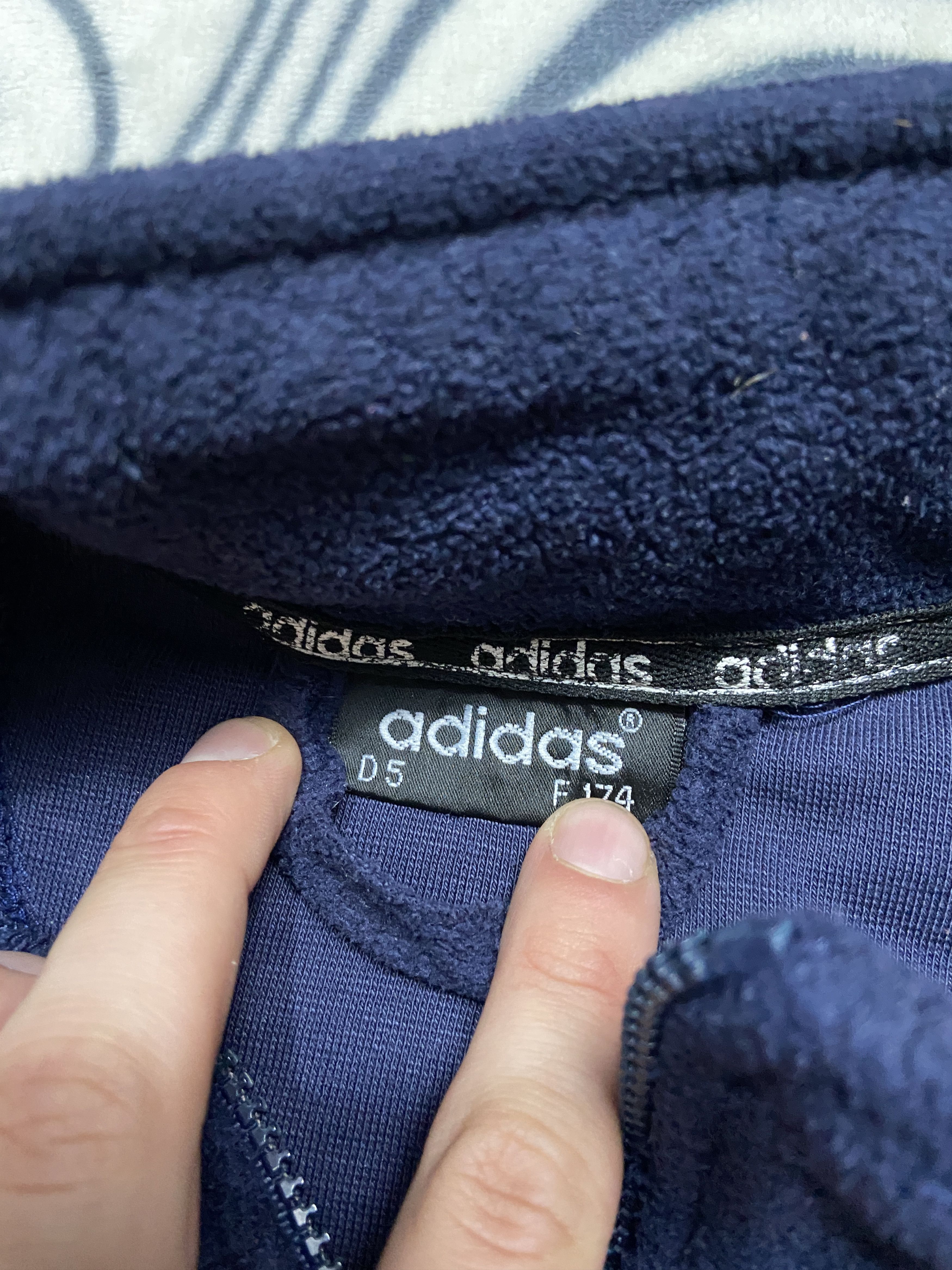 Adidas Adidas Vintage Mens Fleece Jacket Size US XL / EU 56 / 4 - 4 Thumbnail