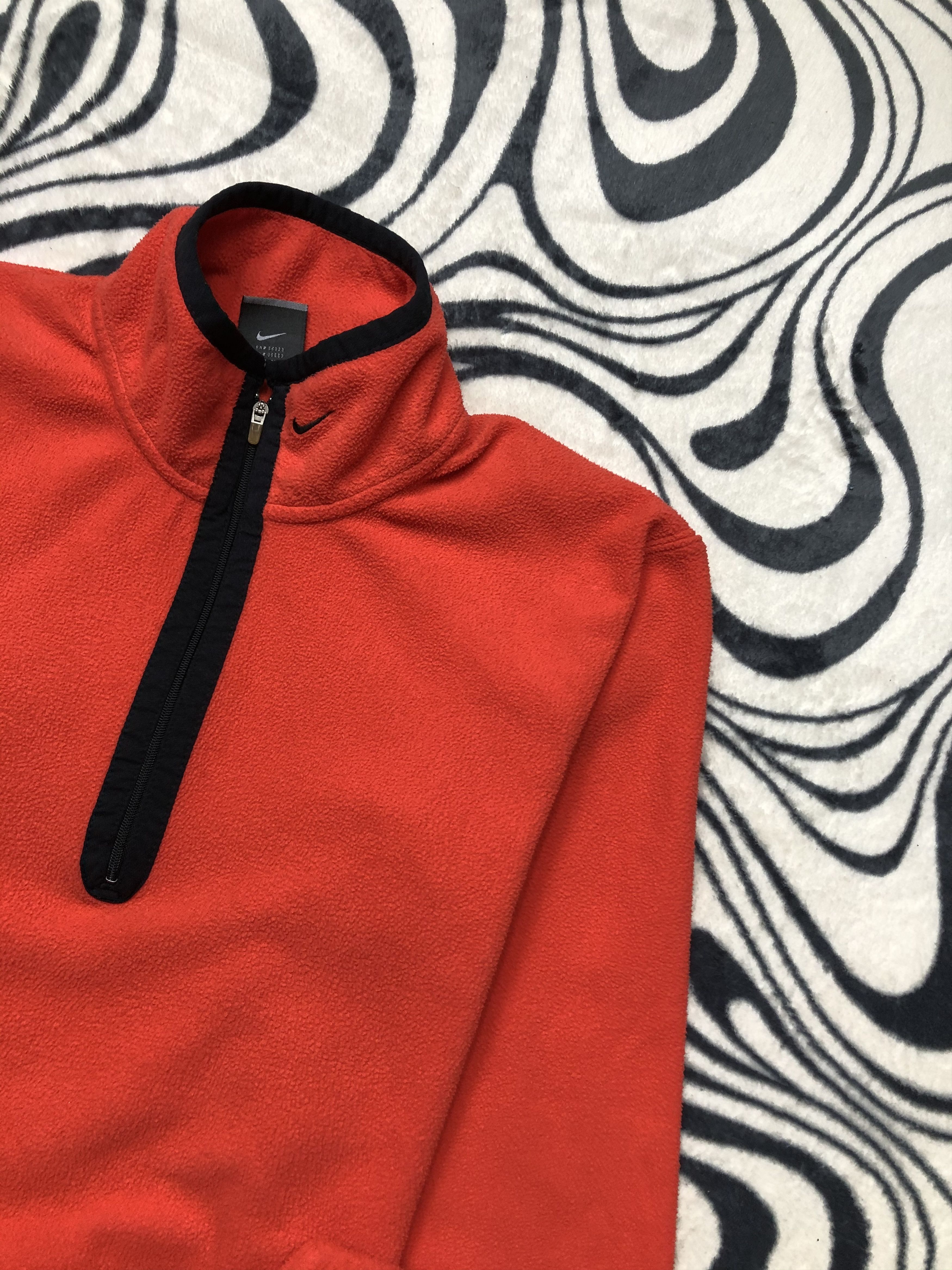 Nike × Vintage Nike Vintage Mens Fleece Jacket Therma Fit Size US M / EU 48-50 / 2 - 2 Thumbnail
