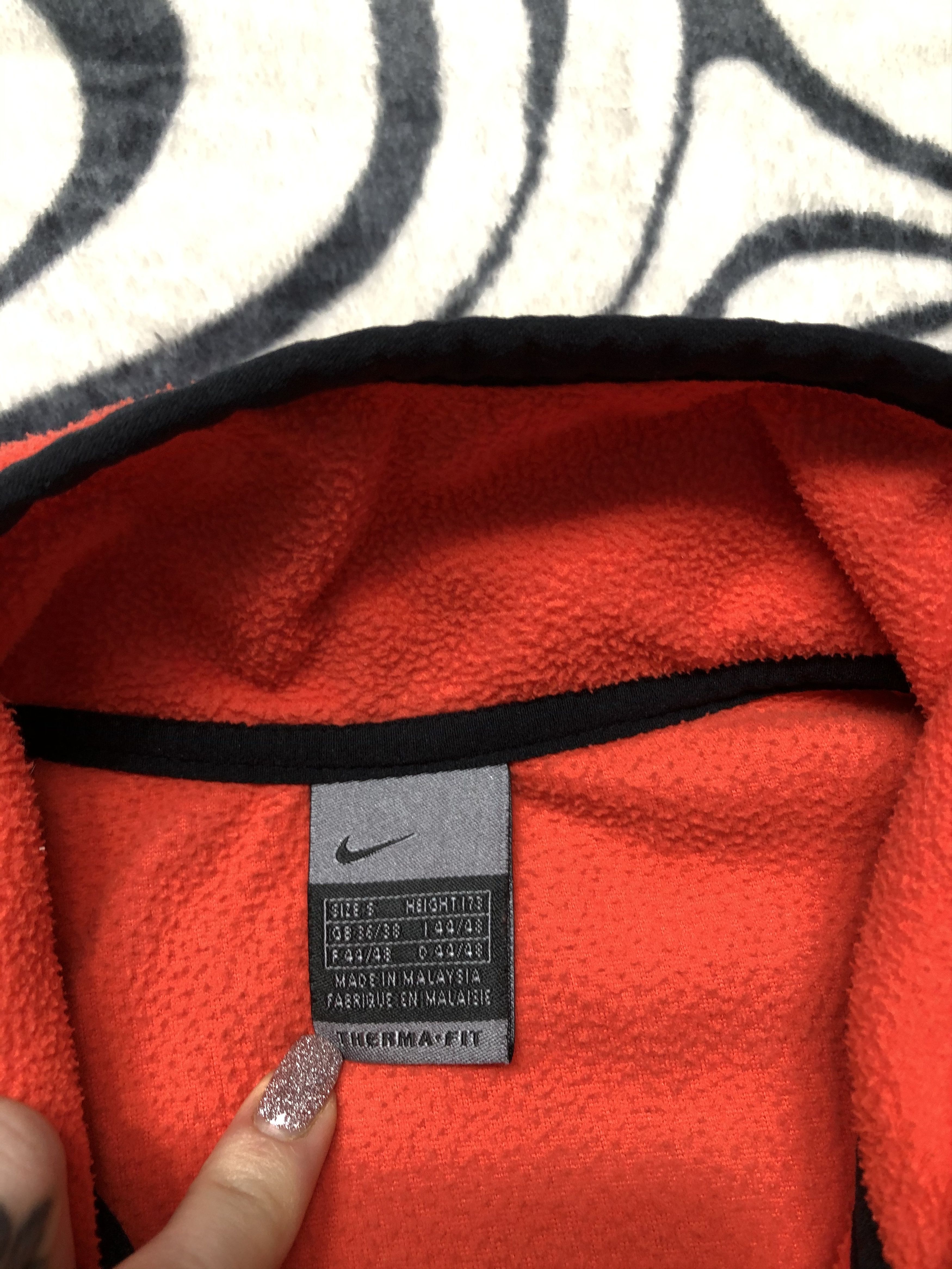 Nike × Vintage Nike Vintage Mens Fleece Jacket Therma Fit Size US M / EU 48-50 / 2 - 5 Thumbnail
