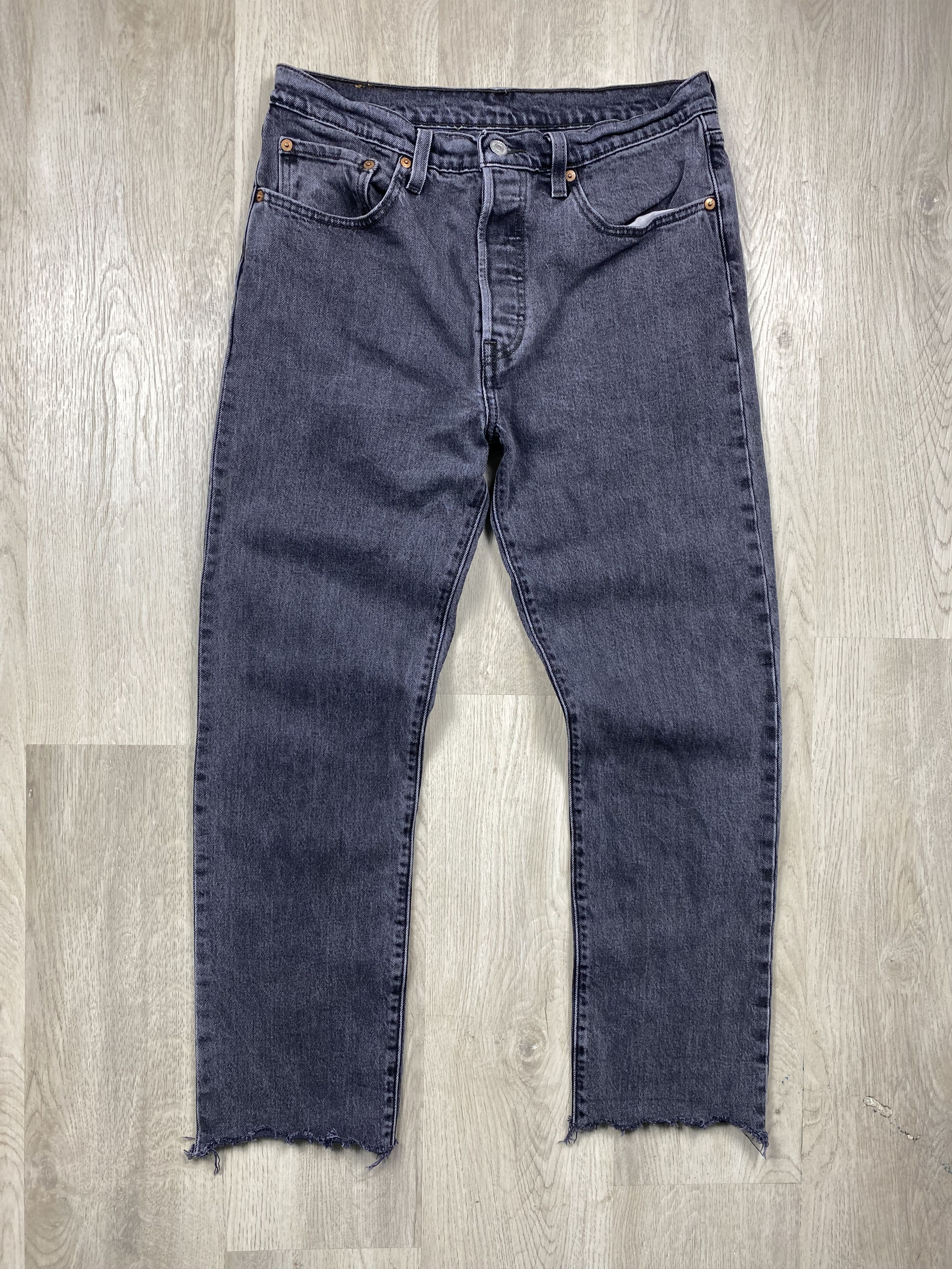 Levi's Levi's 501 Grey Denim Pants Jeans Size US 30 / EU 46 - 5 Thumbnail