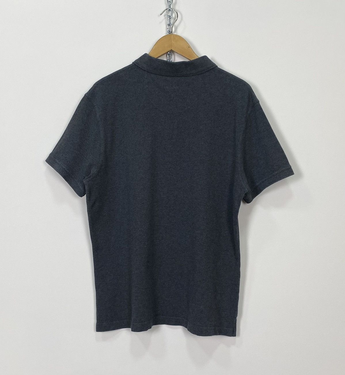 Barbour × Designer Barbour Tartan Polo Shirt Short Sleeve Mens Size XL Grey Top Size US XL / EU 56 / 4 - 6 Thumbnail