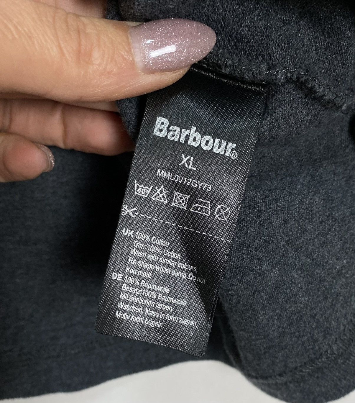 Barbour × Designer Barbour Tartan Polo Shirt Short Sleeve Mens Size XL Grey Top Size US XL / EU 56 / 4 - 4 Thumbnail