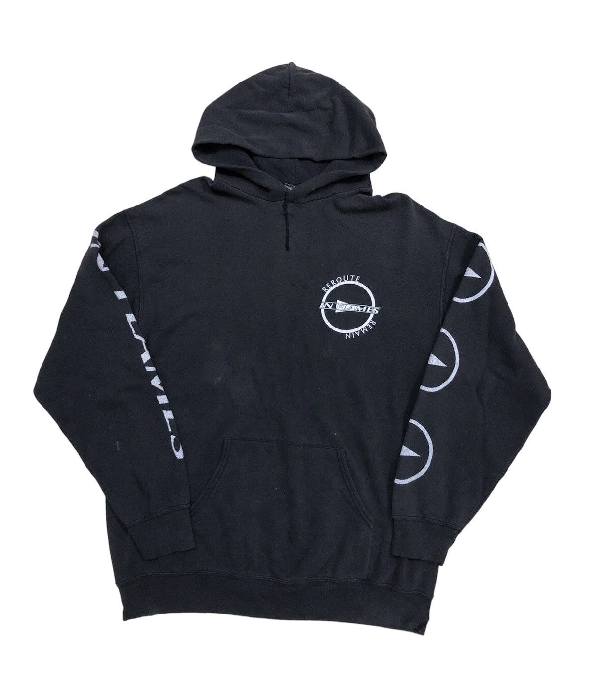 Band Tees × Vintage Vintage Y2K IN FLAMES Band Hoodie Swedish Metal Band Size US L / EU 52-54 / 3 - 2 Thumbnail