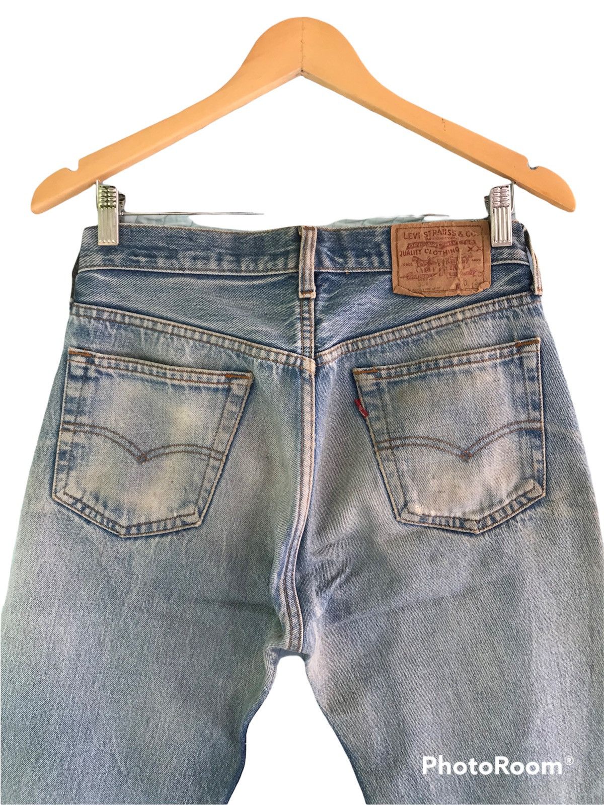 Levi's Vintage Clothing (A184). VINTAGE LEVIS DISTRESSED DENIM Size US 29 - 5 Thumbnail