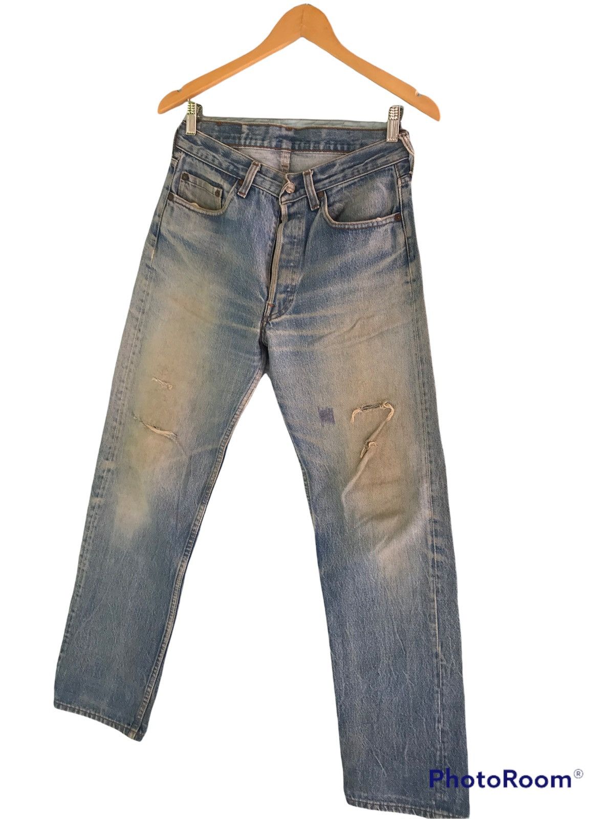 Levi's Vintage Clothing (A184). VINTAGE LEVIS DISTRESSED DENIM Size US 29 - 4 Thumbnail