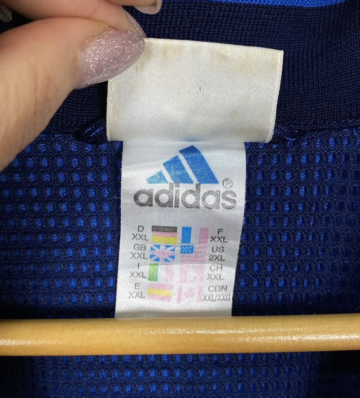 Other Vintage Adidas Basketball Track Jacket Embroidered Big Logo Size US XXL / EU 58 / 5 - 7 Thumbnail