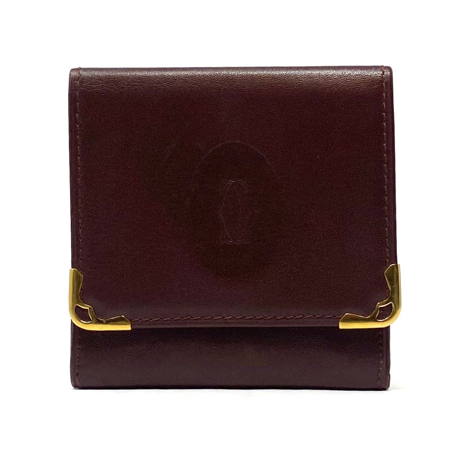 Cartier Must Line Mast De Square Coin Pouch