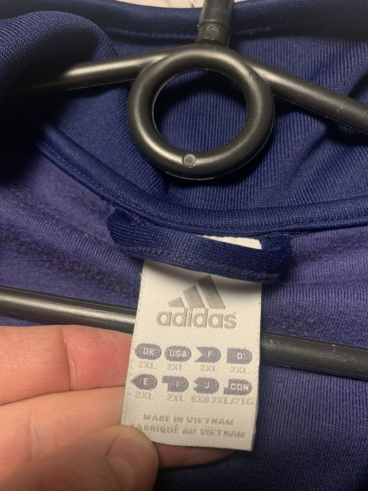 Adidas Vintage Adidas France soccer track jacket size XXL Size US XXL / EU 58 / 5 - 5 Thumbnail