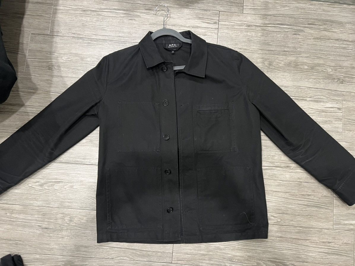 A.P.C. APC Veste Andre Jacket - Black Size US M / EU 48-50 / 2 - 2 Thumbnail