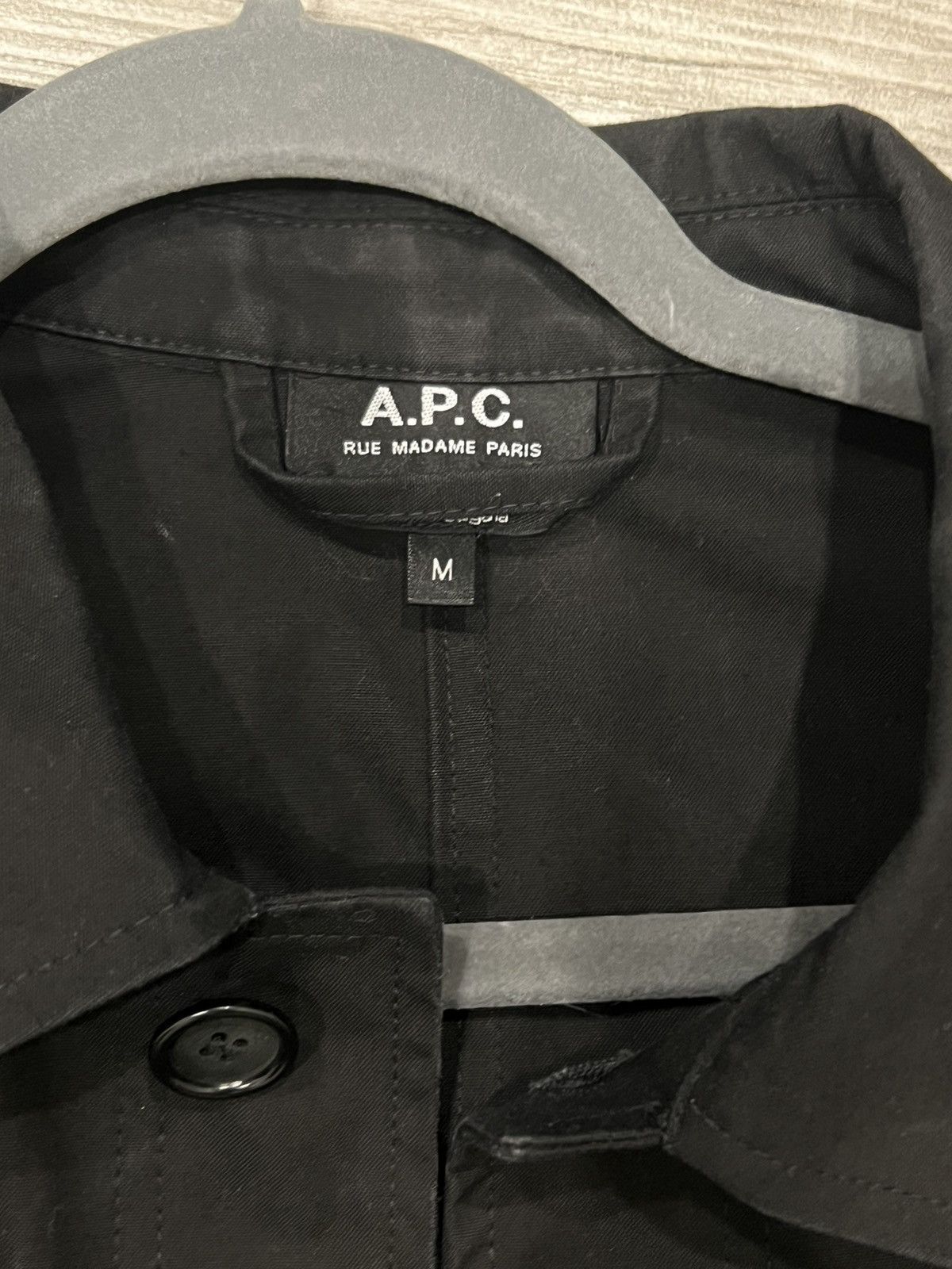 A.P.C. APC Veste Andre Jacket - Black Size US M / EU 48-50 / 2 - 5 Thumbnail