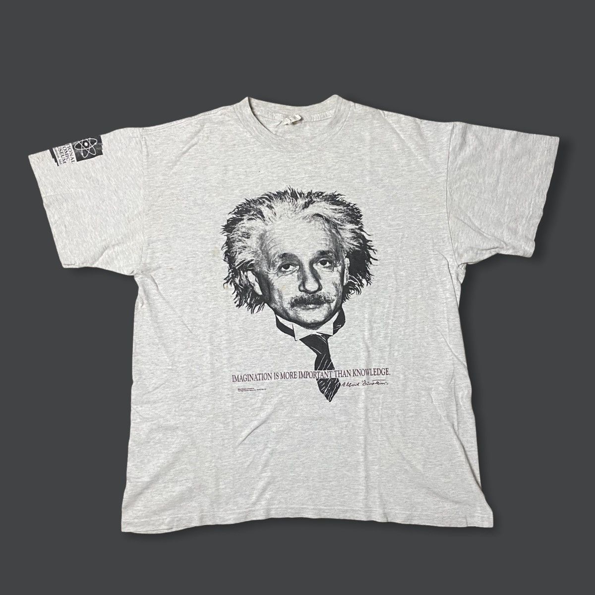 Vintage Albert Einstein Quote T Shirt 90s Size US XL / EU 56 / 4 - 1 Thumbnail