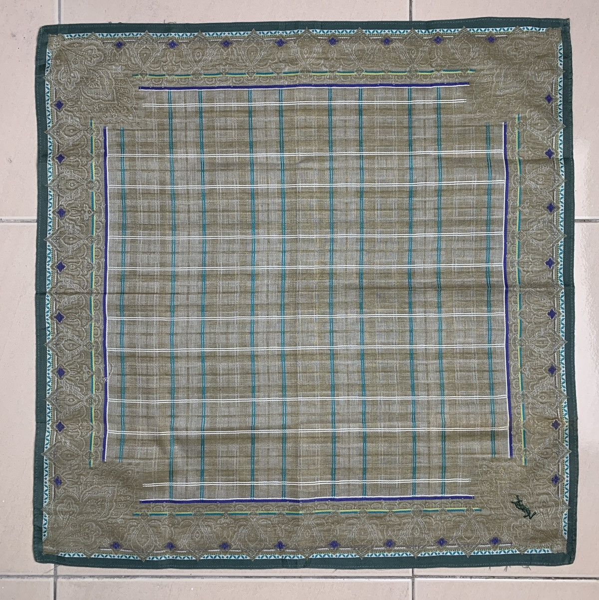 Yves Saint Laurent Yves Saint Laurent Handkerchief Pocketsquares Size ONE SIZE - 3 Thumbnail