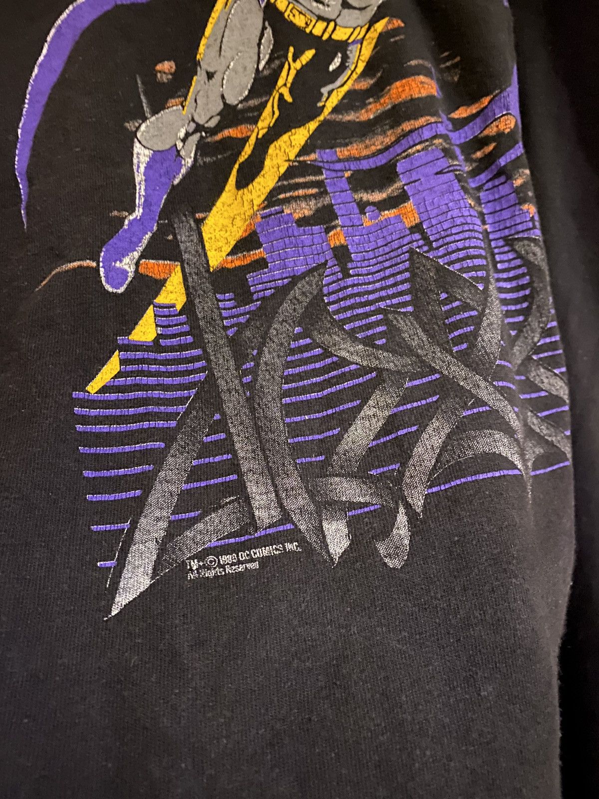 DC Comics Vintage Batman t shirt 80s 1989 Size US L / EU 52-54 / 3 - 2 Thumbnail
