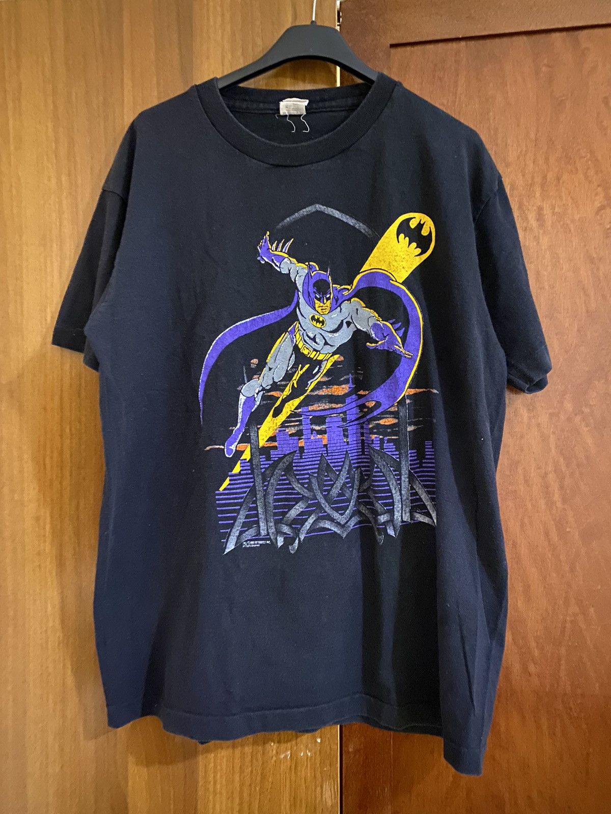 DC Comics Vintage Batman t shirt 80s 1989 Size US L / EU 52-54 / 3 - 1 Thumbnail