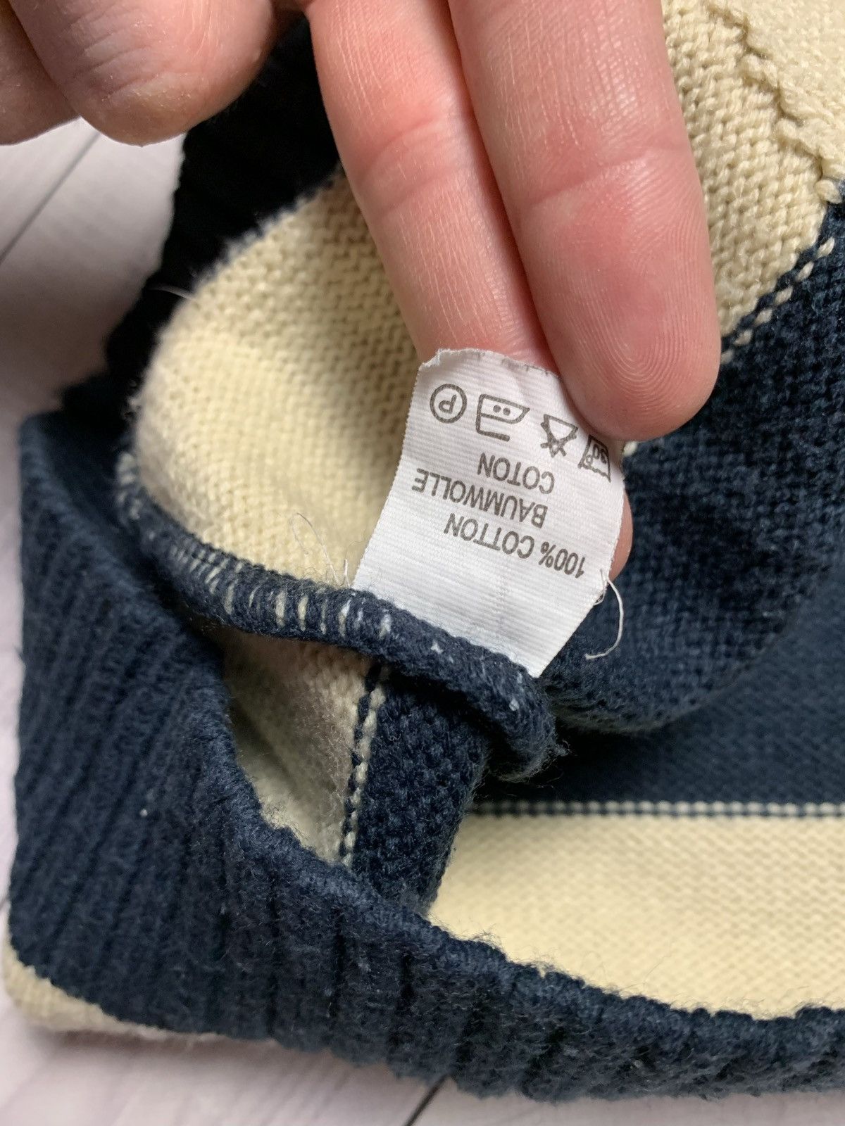 G-Star × Vintage Vintage G Star Raw striped sweater big logo rare size L Size US L / EU 52-54 / 3 - 7 Thumbnail